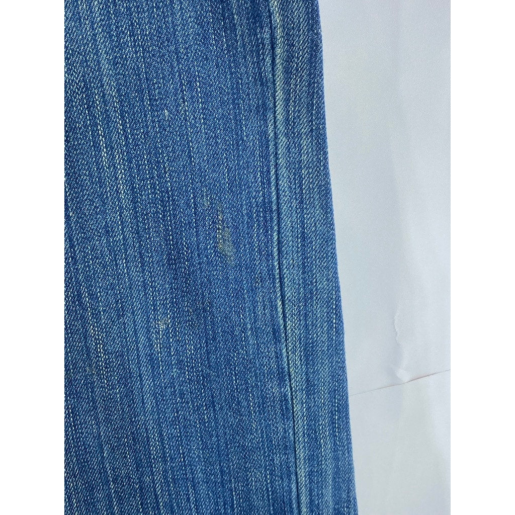 SEAN JOHN Men's Vintage Dark Blue Denim Baggy Straight-Leg Five-Pocket Jean SZ38