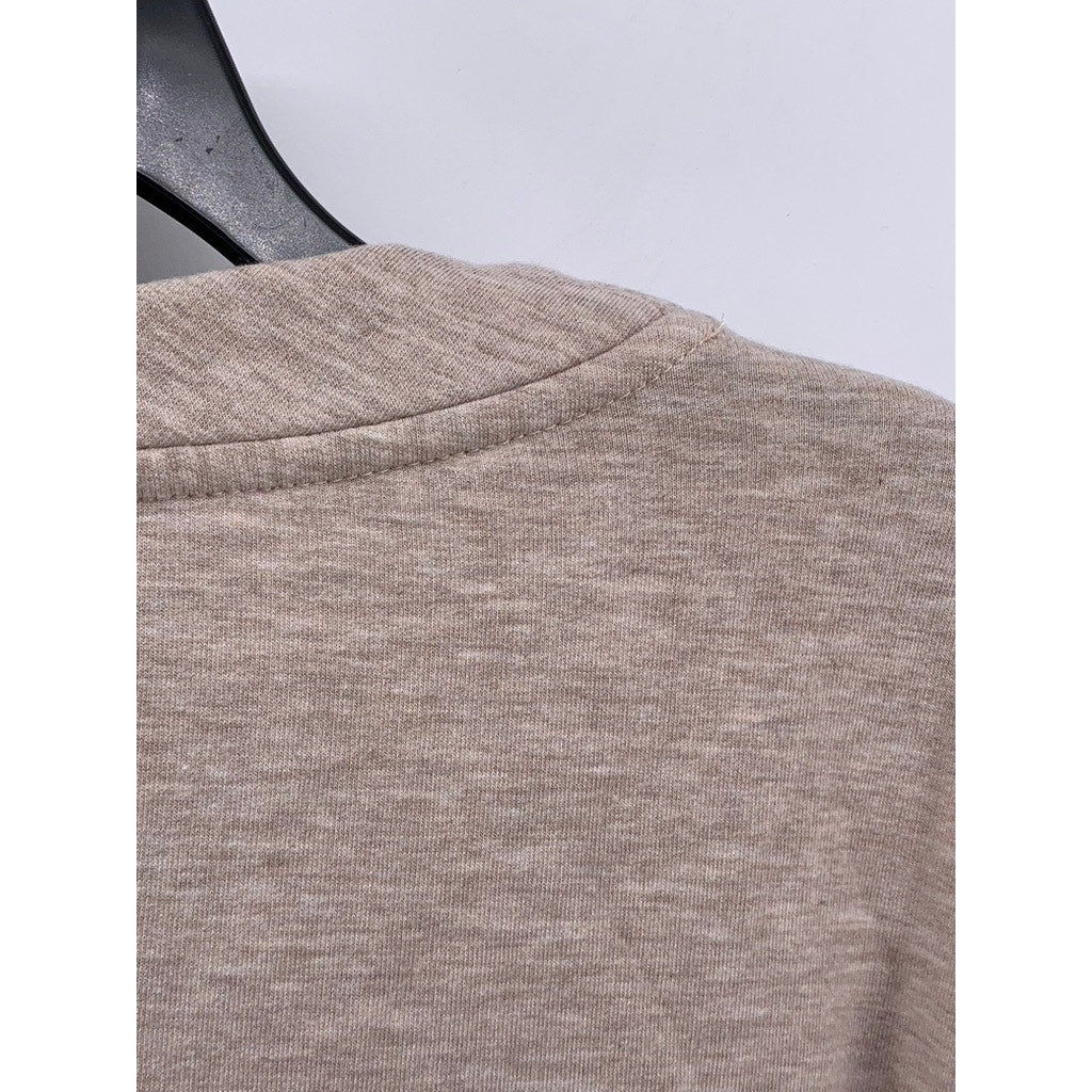ORVIS Women's Oatmeal V-Neck Long Sleeve Sweater SZ M
