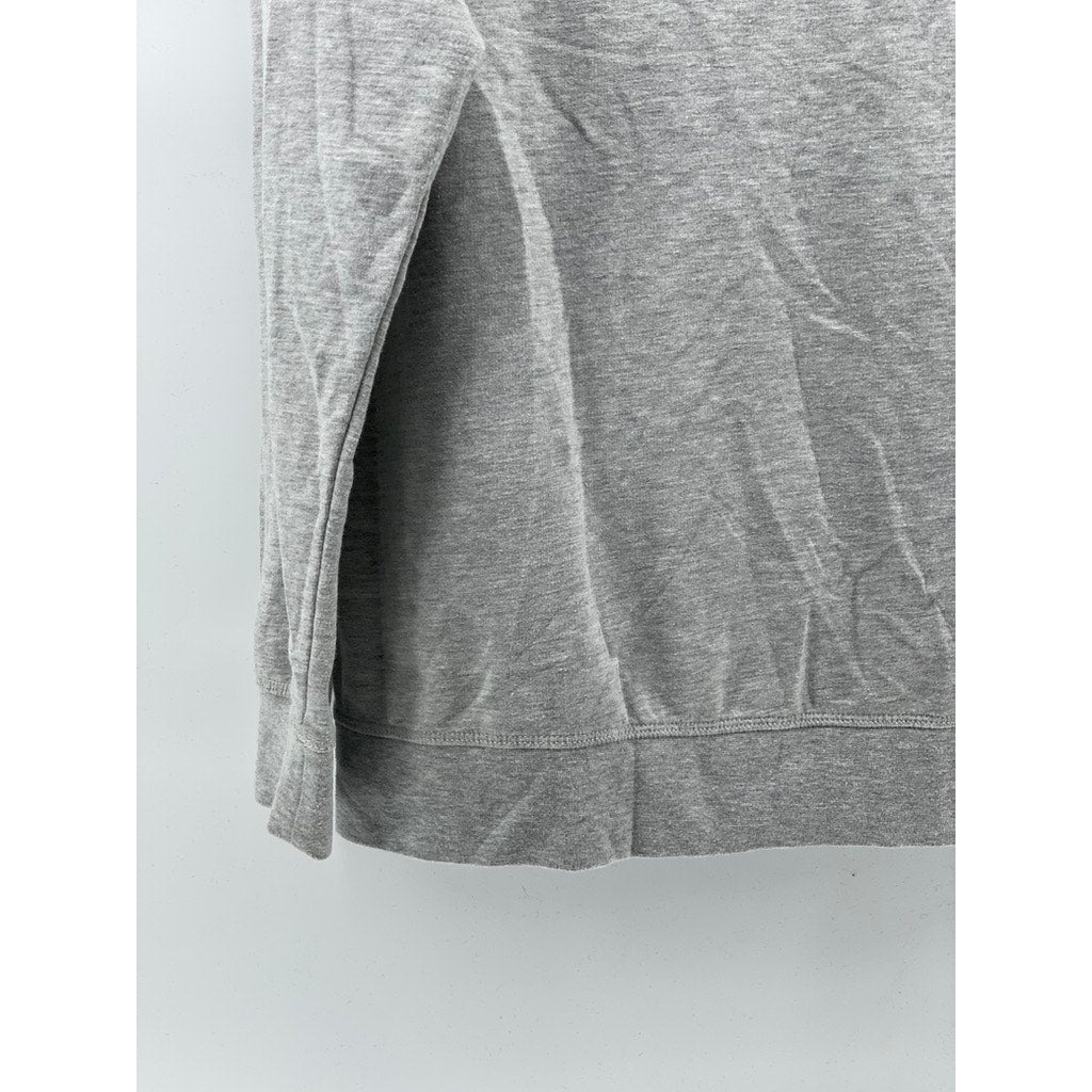 GOOGLE Women's Gray Crewneck Long Sleeve Women Labs Logo Sweatshirt SZ M
