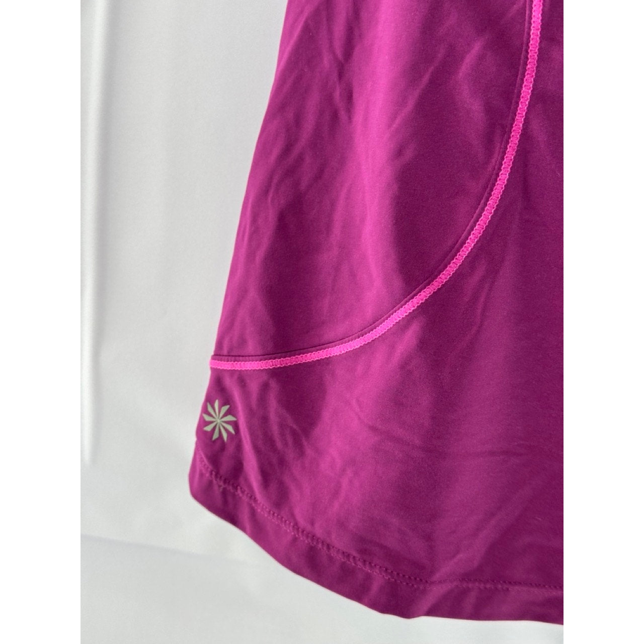 ATHLETA Women's Raspberry Energy Fitness Scoop-Neck Tank Top SZ S