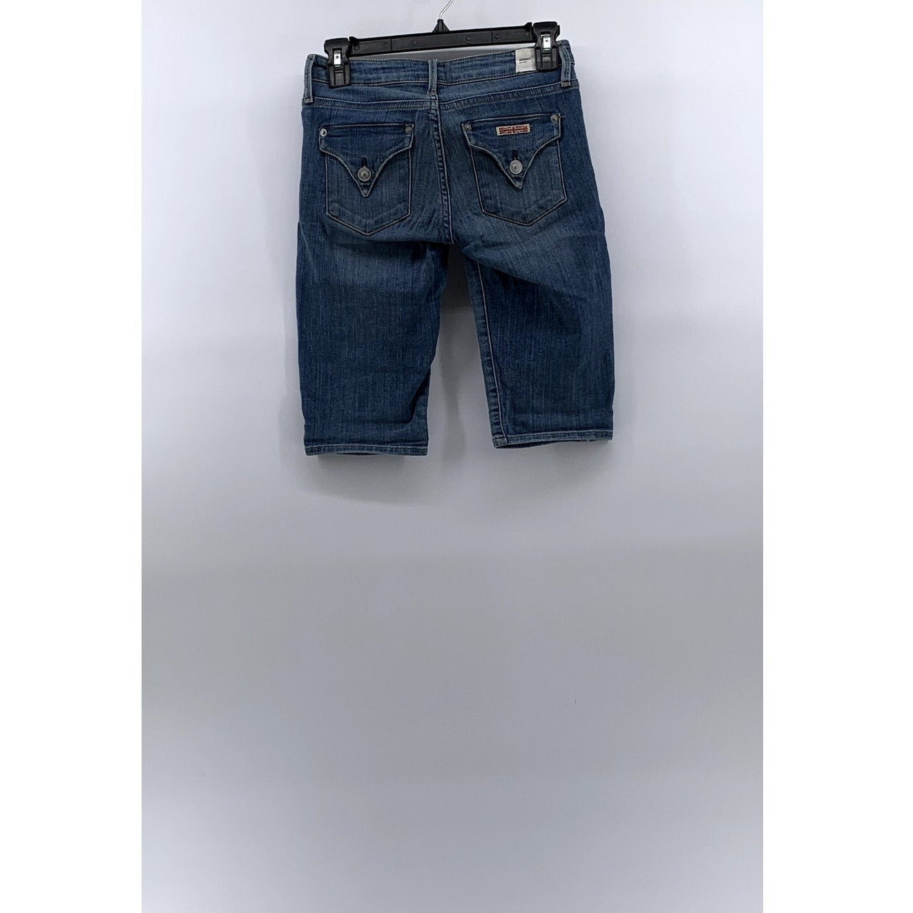 HUDSON Women's Blue Denim Viceroy Five-Pocket Knee Shorts SZ 24