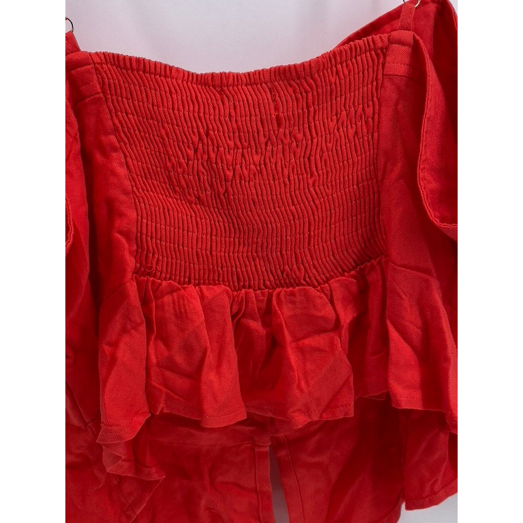 FOREVER 21 Women's Plus Red Cropped Tank Top Size 2X