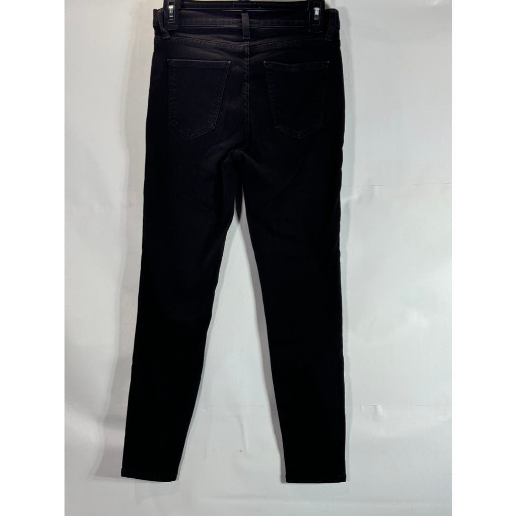 CURRENT/ELLIOT Women's Jet Black Stretch High Waist Skinny Stiletto Jean SZ 26