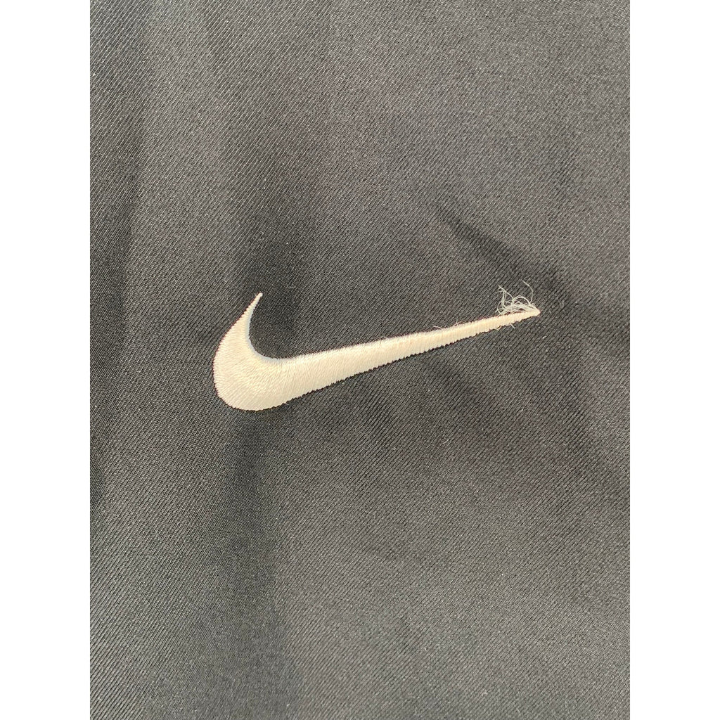 NIKE Men's Black-White Dri-Fit Charleston Football Zip-Up Track Jacket SZ L