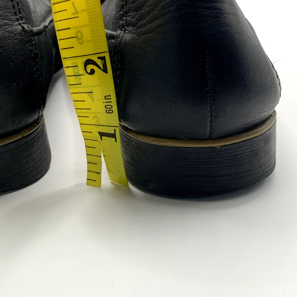 CHELSEA CREW Black Label Women's Black Round-Toe slip-On Shoes SZ 6