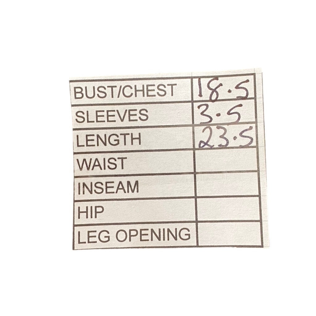 UNBRANDED Women's Beige Linen Short Sleeve Button-Up Top SZ 4