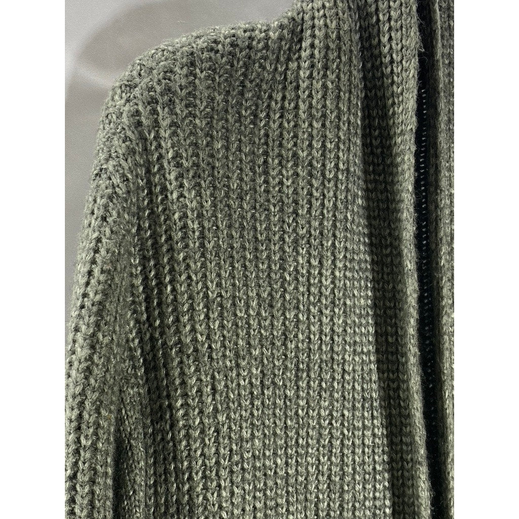 GAP Women's Gray Japan Loose Knit Open-Front Cardigan SZ M