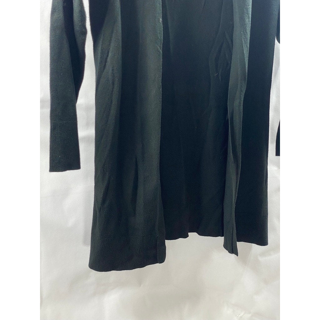A NEW DAY X TARGET Women's Black Open-Front Knit Long Sleeve Cardigan SZ XS