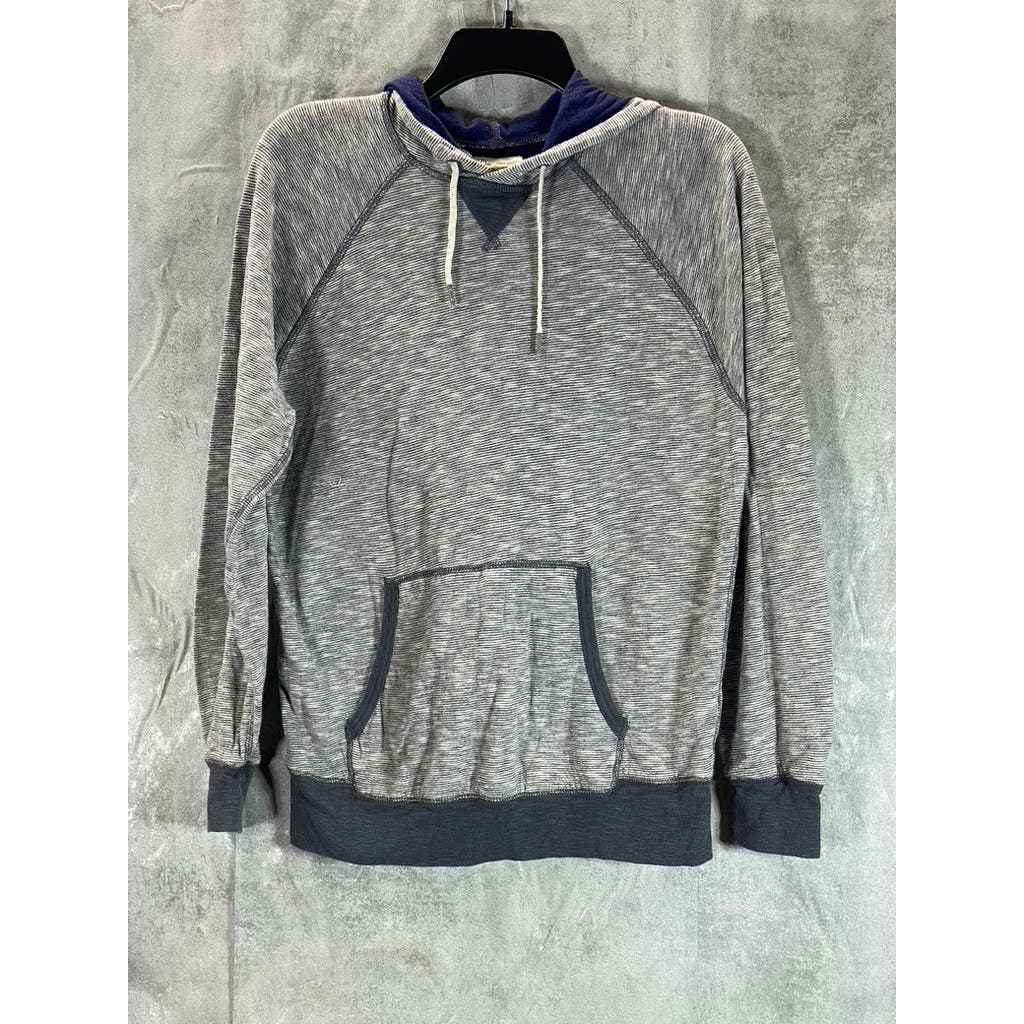 J.CREW Men's Gray Heather Cotton Pullover Hoodie SZ S