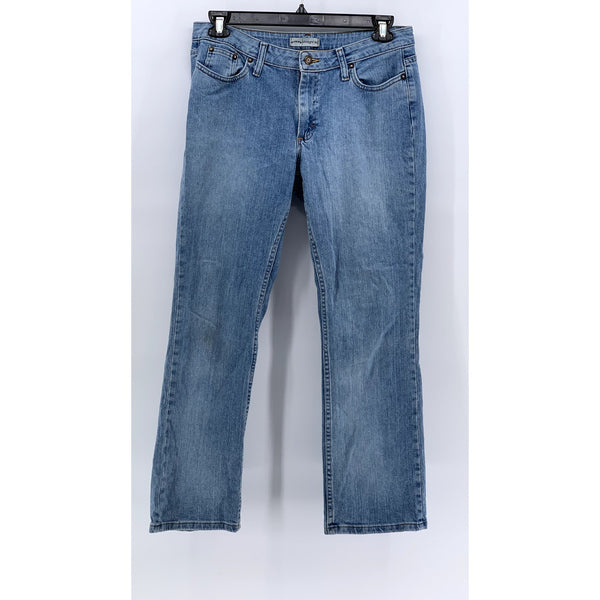 RIDERS Women's Blue Vintage Denim Straight Leg Jeans SZ 12M