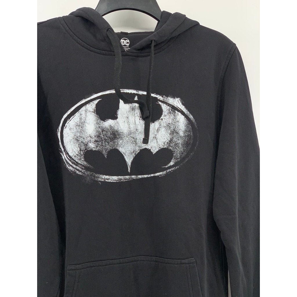 DC BATMAN Unisex Black Graphic Hoodie SZ L