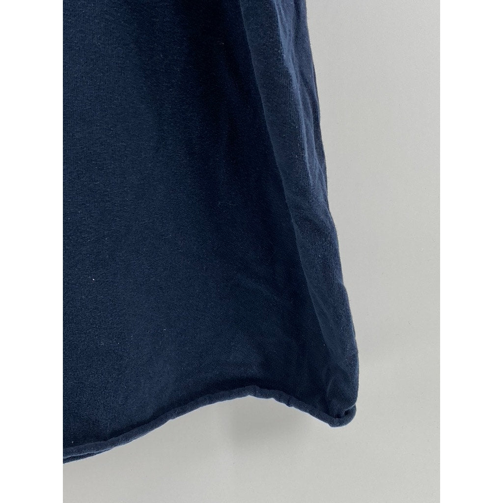 FANATICS Men's Navy-White New York Yankees Crewneck Short Sleeve T-Shirt SZ L