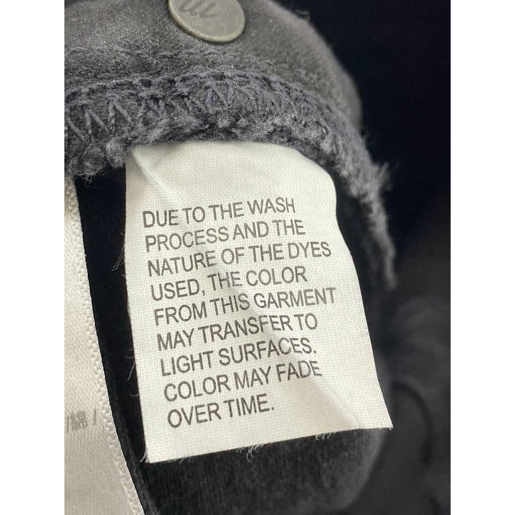 MADEWELL Women’s Black Solid Denim The Perfect Vintage Flare Jean SZ 23