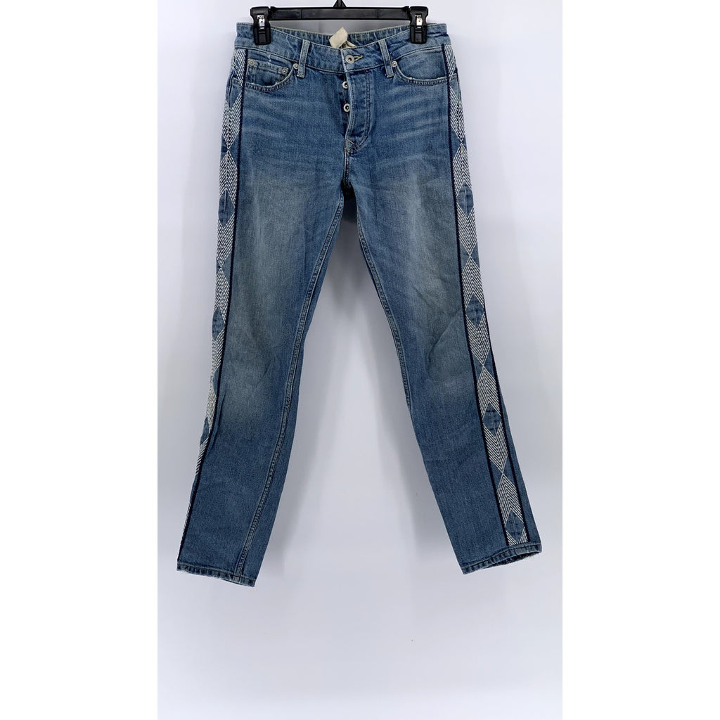 TOPMAN Men's Blue Denim Skinny Stretch Jeans SZ 30x32