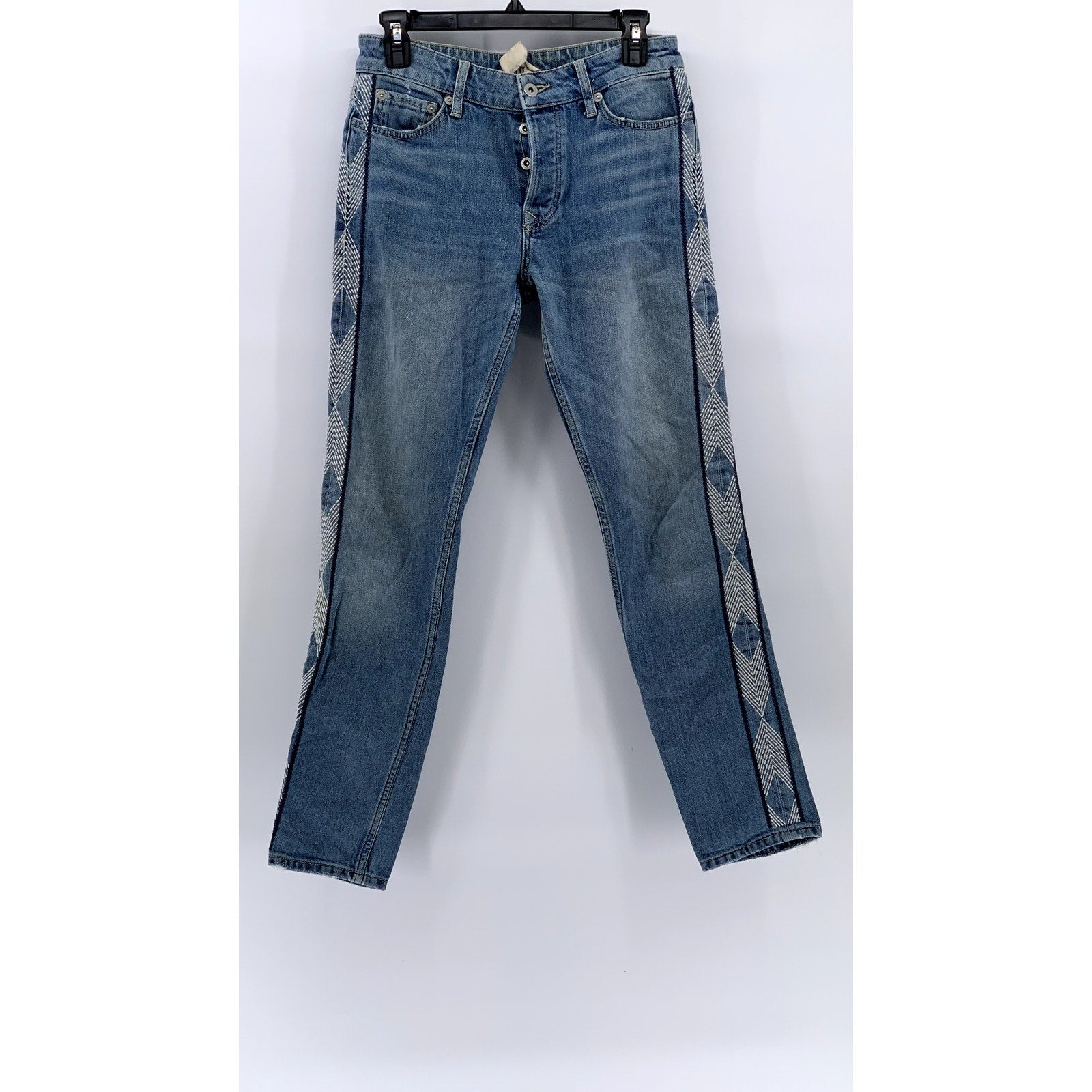 TOPMAN Men's Blue Denim Skinny Stretch Jeans SZ 30x32