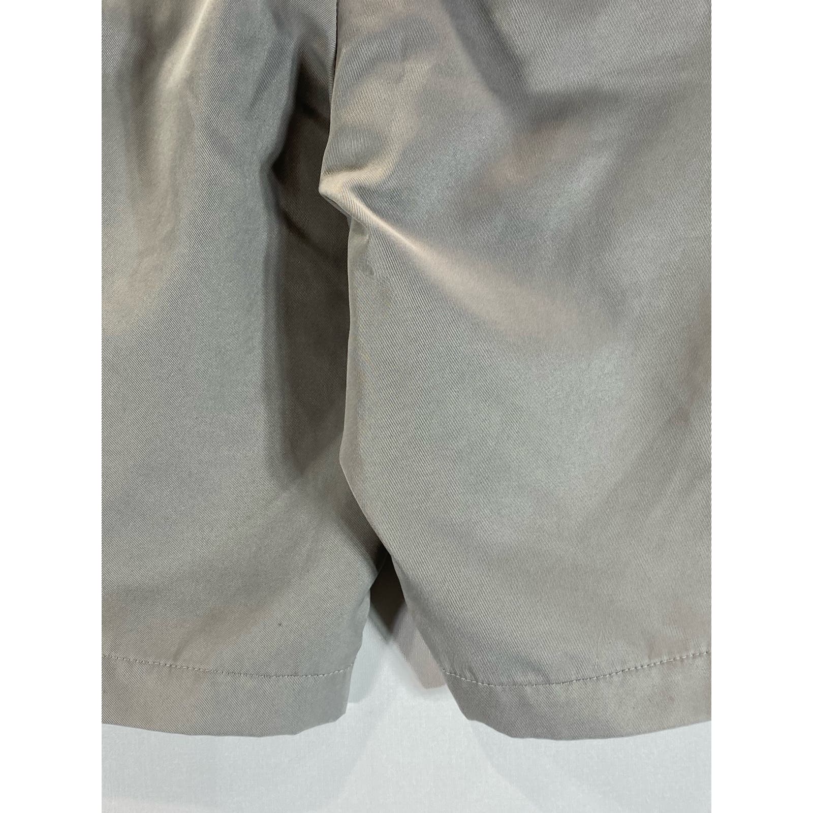 PERRY ELLIS PORTFOLIO Men's Light Grey Four-Pocket Chino Short SZ 32