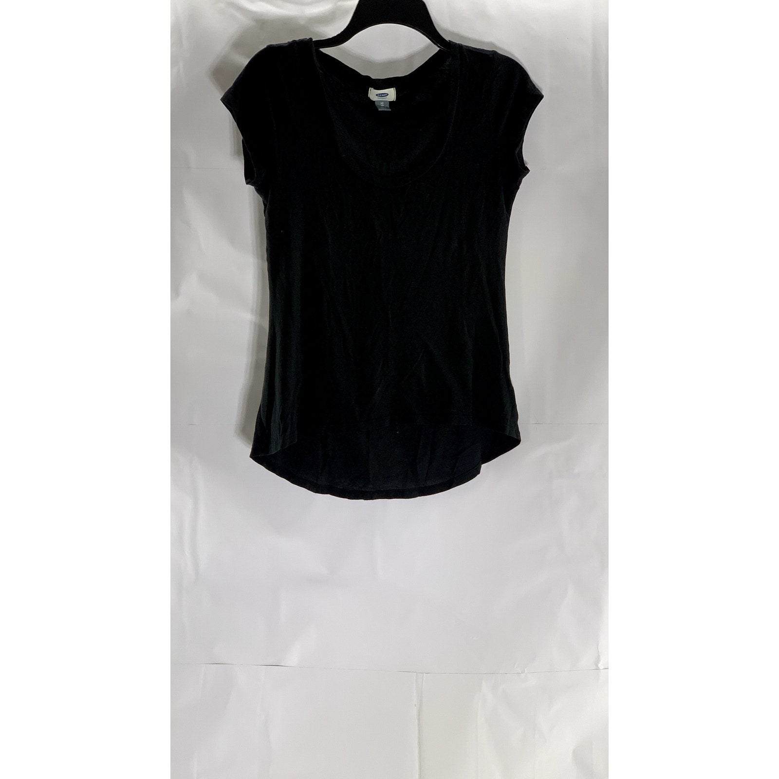 OLD NAVY Women's Black Jack Premium Scoop-Neck Short Sleeve Top SZ XS
