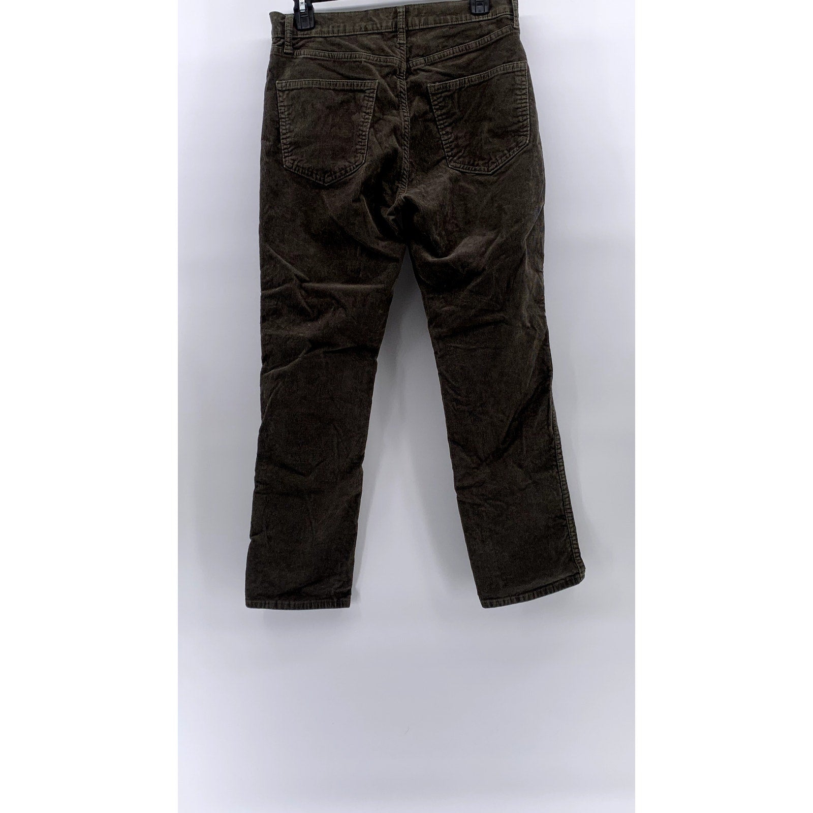 GAP Women's Deep Depth Green Corduroy Vintage Slim High-Rise Pant SZ 28/6