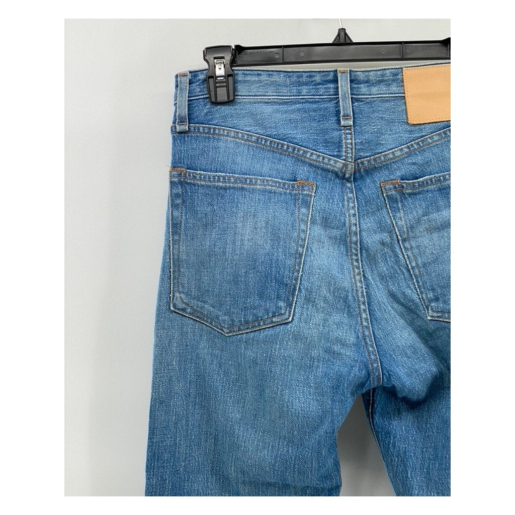 RAG & BONE Women's Orion Distressed Maya High-Rise Ankle Straight Jeans SZ 25