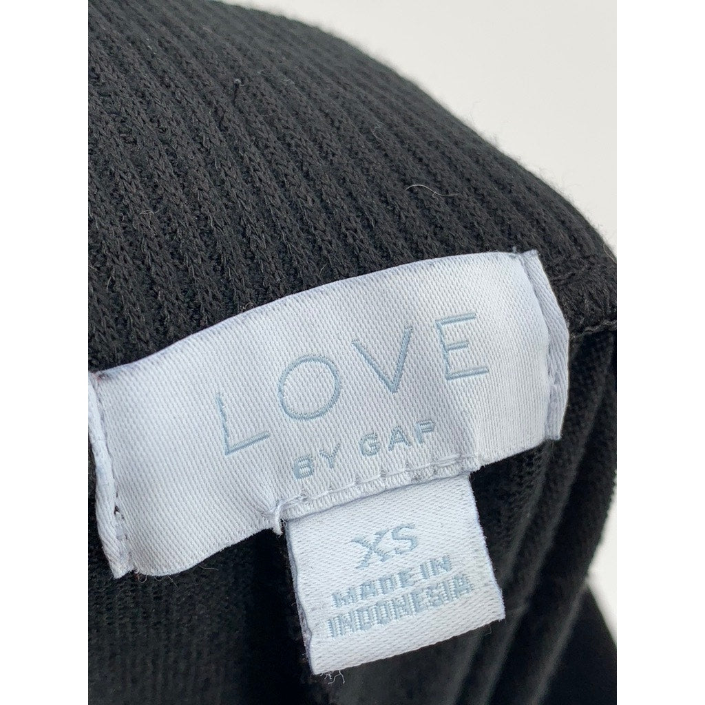 LOVE BY GAP Women's True Black Knit Casual Jogger SZ XS