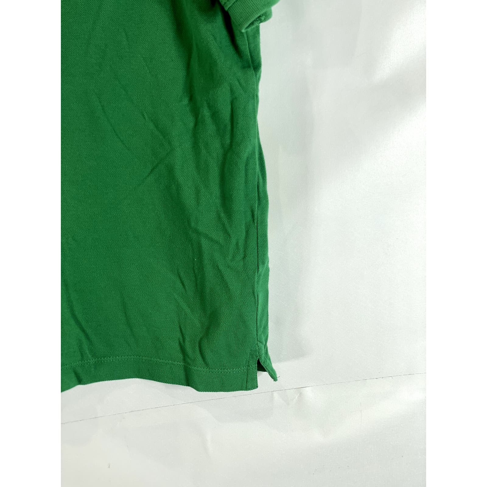 BANANA REPUBLIC Men's Green Malachit Organic Cotton Pique Short Sleeve Polo SZ L