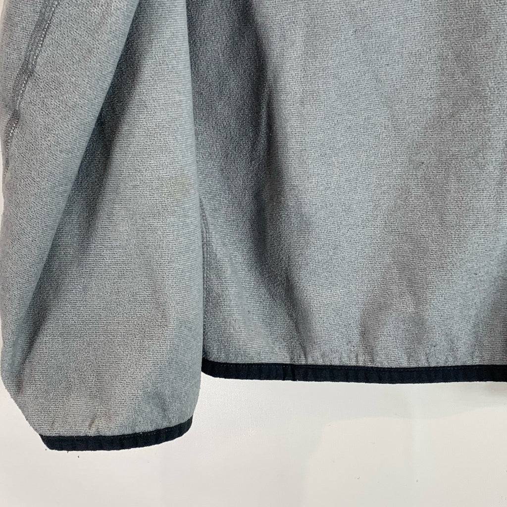 UNDER ARMOUR Men's Gray/Black Steel Goldgear Quarter-Zip Fleece Loose Sweater XL