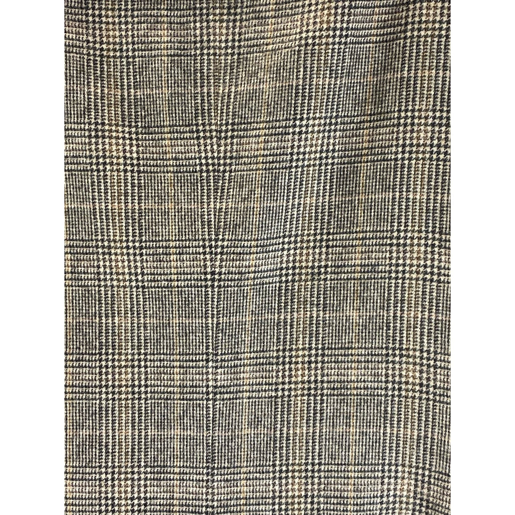 BROOKS BROTHERS Men's Tan Plaid Camel Hair Two-Button Blazer SZ 42R