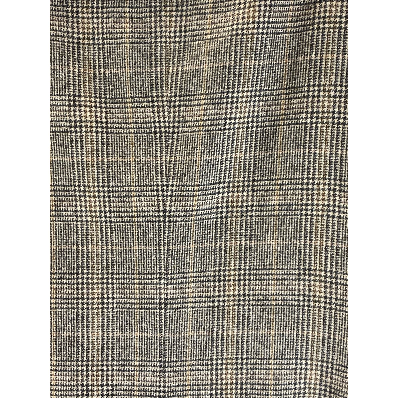 BROOKS BROTHERS Men's Tan Plaid Camel Hair Two-Button Blazer SZ 42R