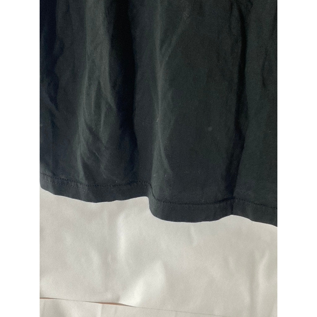 UNBRADED Men's Black-Yellow Pittsburg Logo Crewneck Short Sleeve T-Shirt SZ M