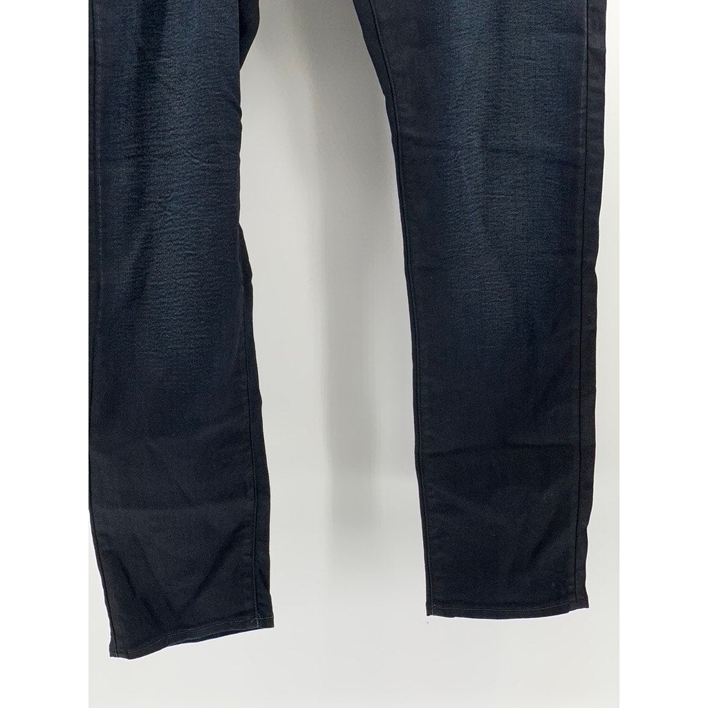 G-STAR RAW Men's Indigo Denim 3301 Slim-Leg Button-Fly Jeans SZ 36X32