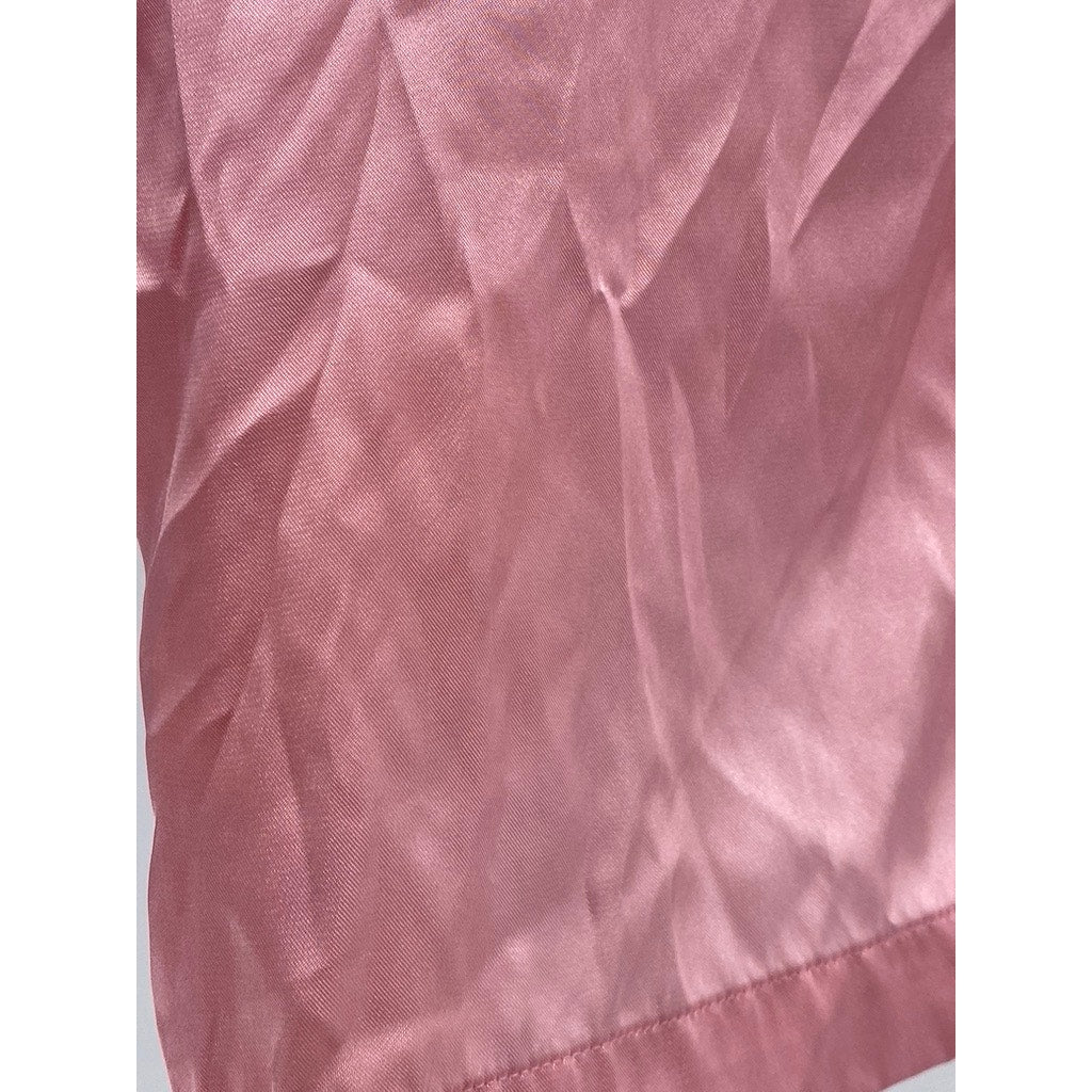 JACLYN SMITH Sleepwear Women's Silk Like Material Button Up Size Medium