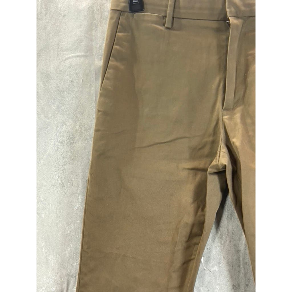 BANANA REPUBLIC Men's Olive Slim-Fit Aiden New Stretch Pants SZ 30X30