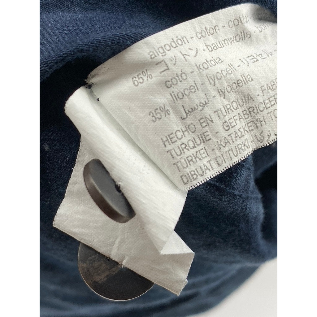 ZARA Men's Blue Wide Striped Regular-Fit Button-Up Long Sleeve Shirt SZ S