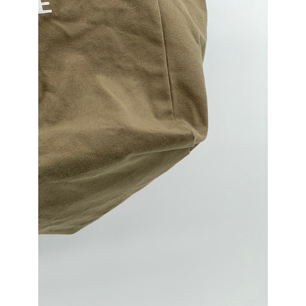 PARACHUTE Women’s Olive Green-Beige Comfy Large Canvas Tote Bag SZ OS