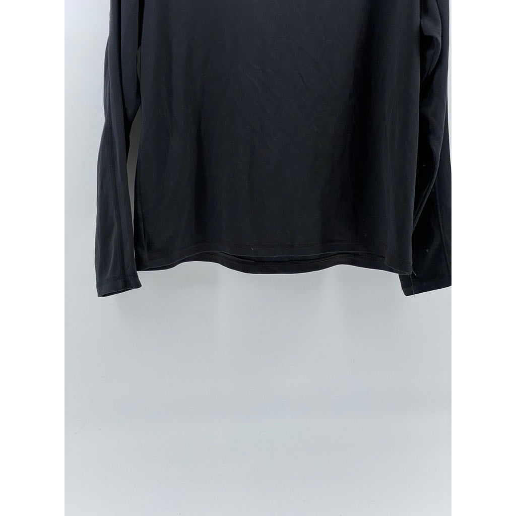 CHAMPION Men's Black Crewneck Long Sleeve Active T-Shirt SZ M