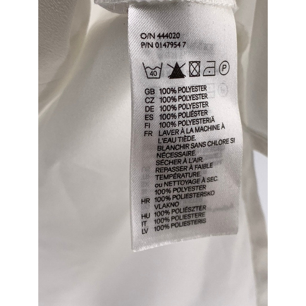 H&M Women's White V-Neck Sleeveless Top SZ 10