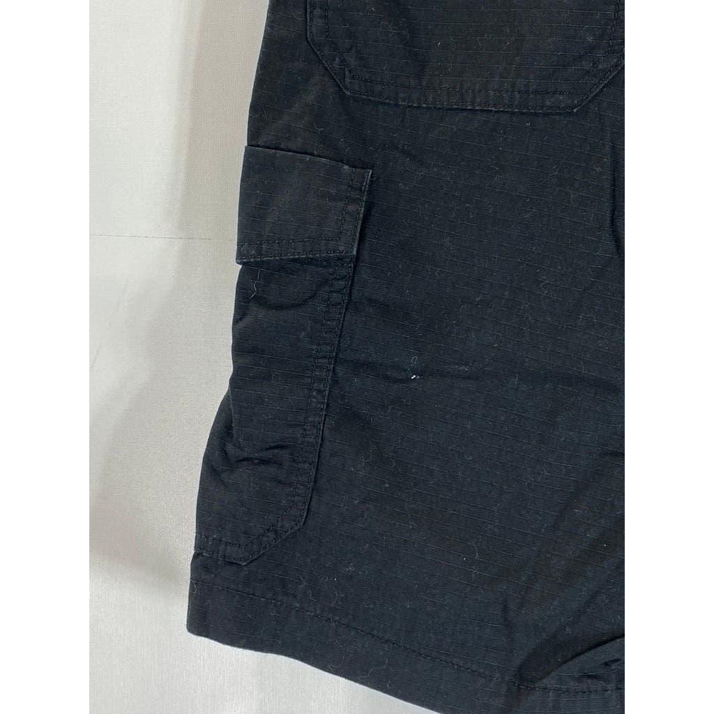 VANS Men's Solid Black Cargo Shorts SZ 28