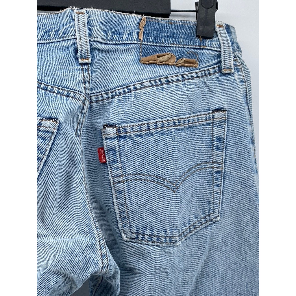 LEVI’S Men’s Vintage Light Wash Blue Denim Straight- Leg Five-Pocket Jeans SZ 28