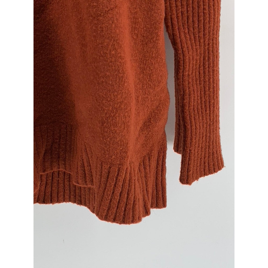 CYRUS Women's Brown Cowl-Neck Sweater SZ M