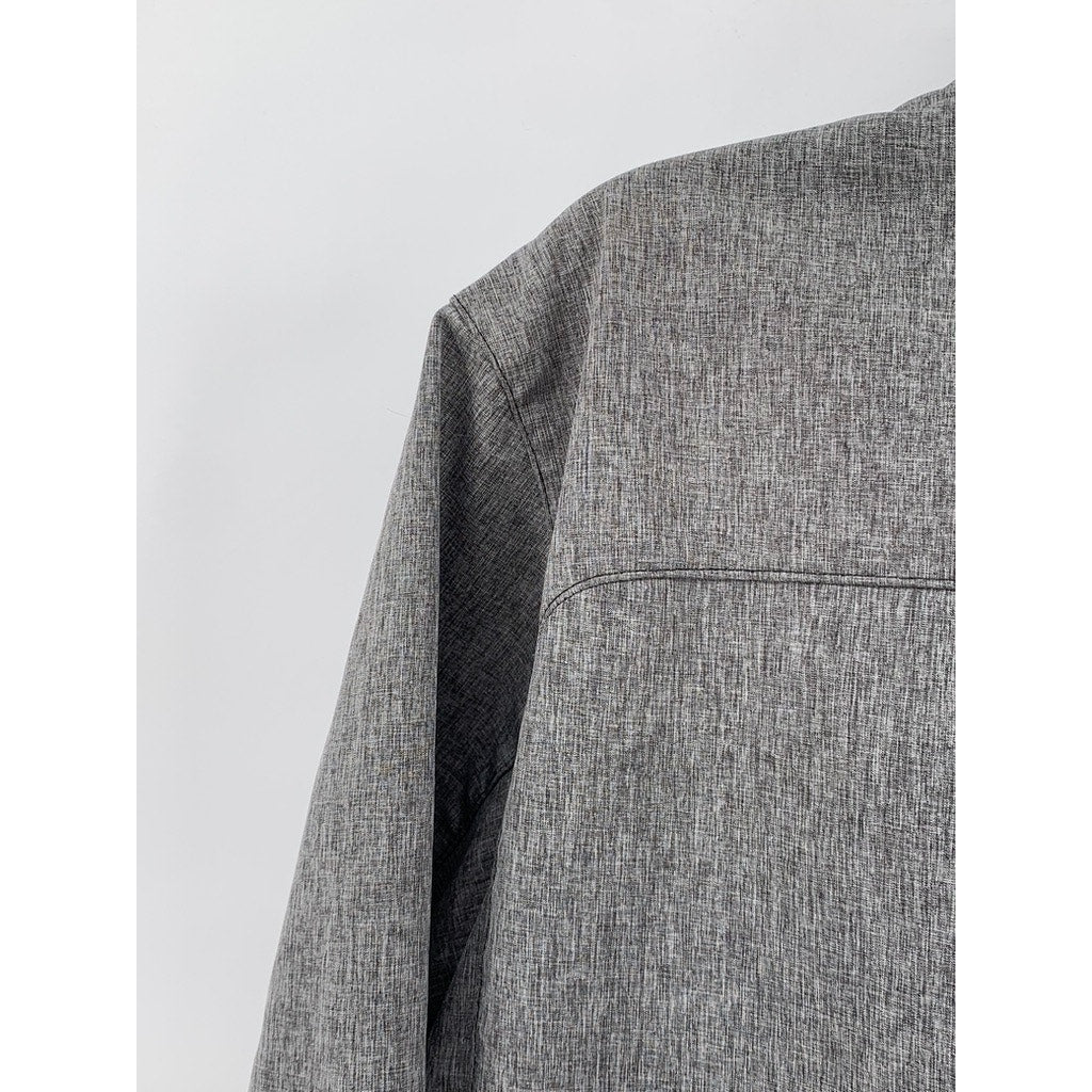 CHAMPION Men's Gray Zip-Up Long Sleeve Venture Dry Jacket SZ L
