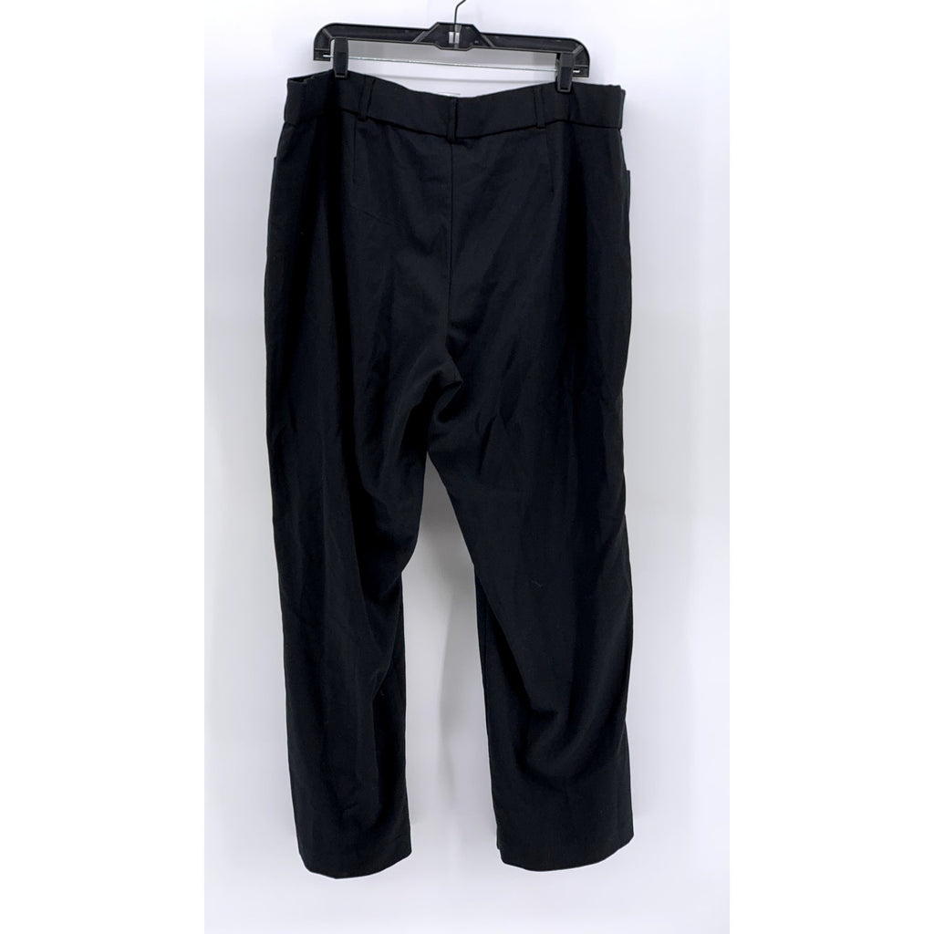 JUST MY SIZE Women's Plus Black Solid Pants SZ 22W