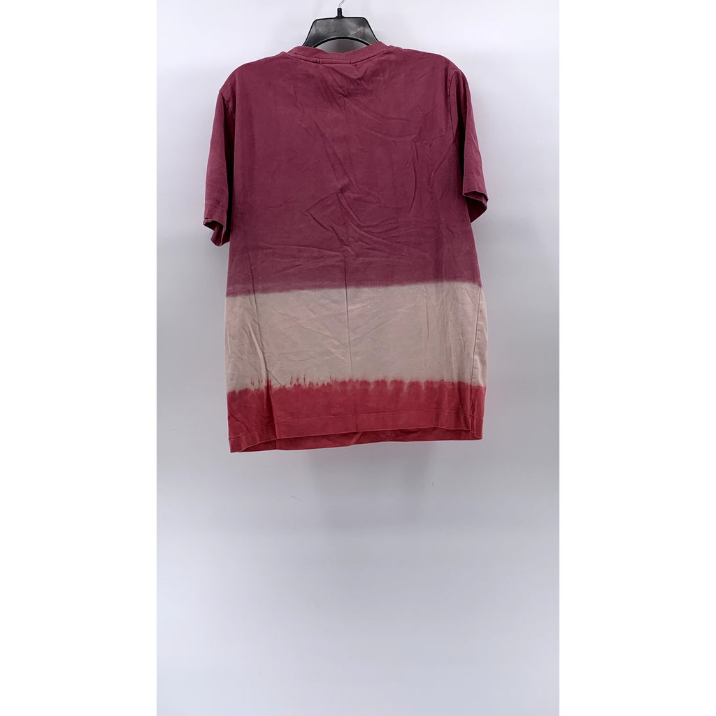 SCOTCH & SODA Men's Pink Tie-Dye Weekend Edition Radiate Positivity T-Shirt SZ M