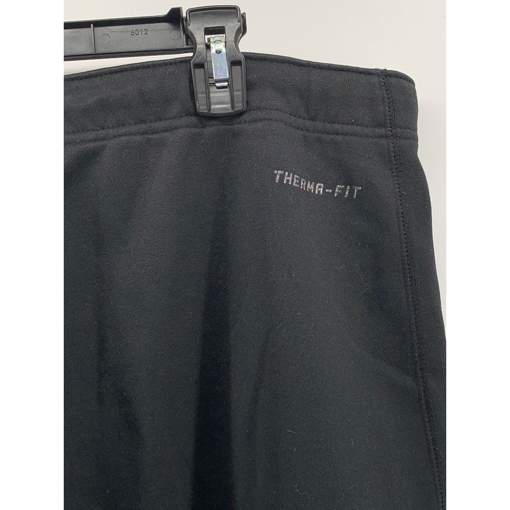 NIKE Men's Black Therma-Fit Drawstring Casual Sweatpants SZ XL