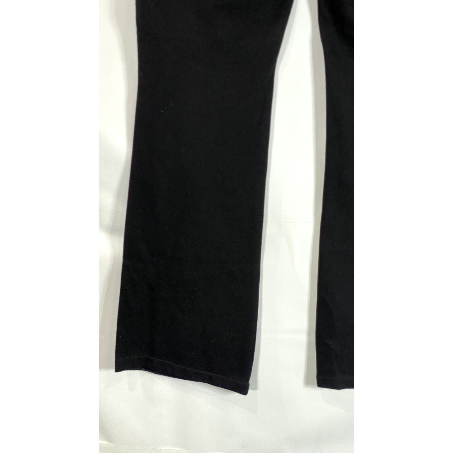 NYDJ Women's Black Solid Michelle Wide-Leg Ponte Knit Pants SZ 4