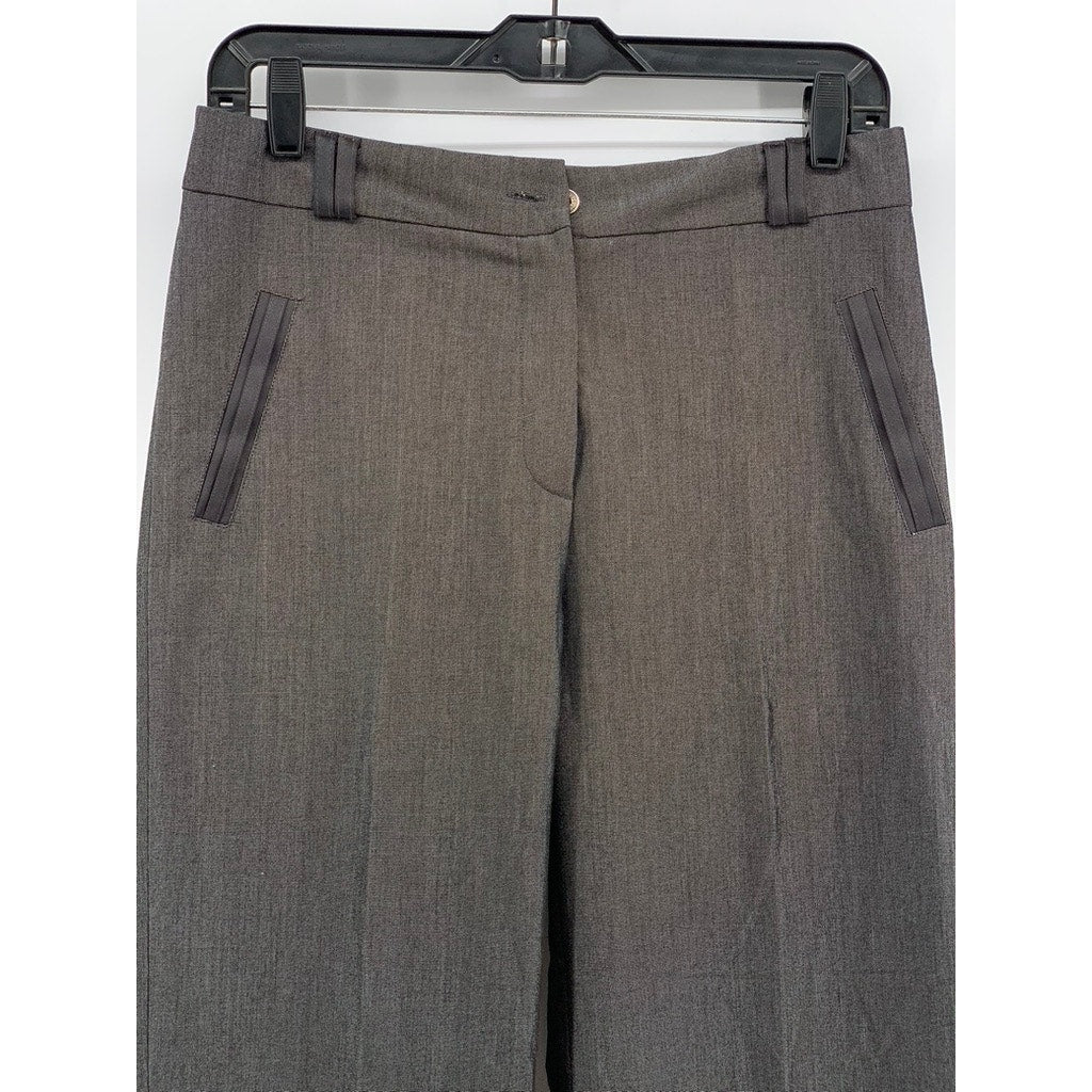 FIMAS Women's Charcoal Gray Straight Leg Pants SZ 42(US12)