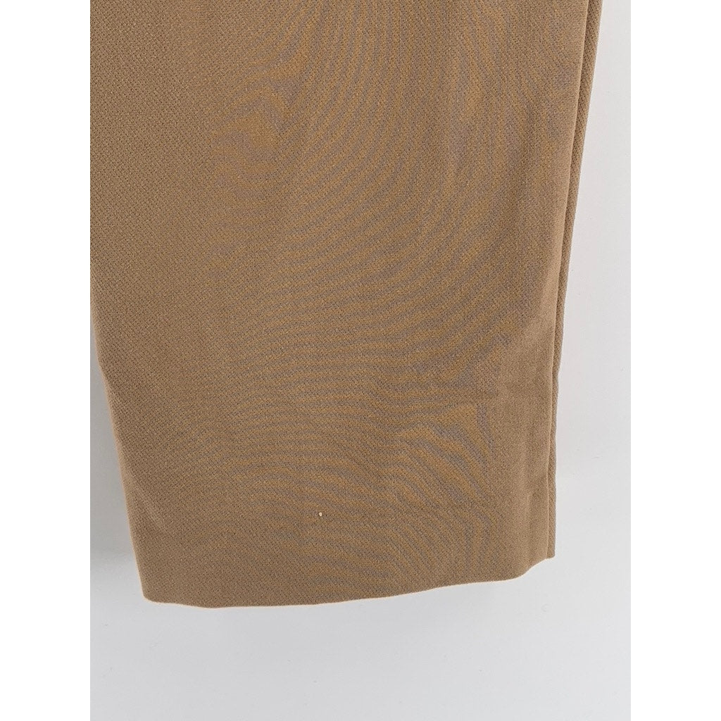 ZARA Women's Tan Slim-Leg High-Rise Pants SZ S