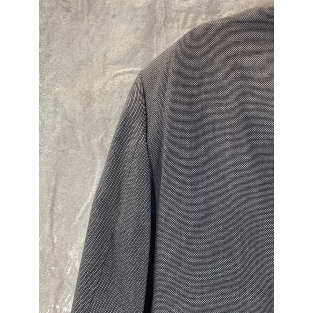 NINO CERRUTI PARIS Men's Gray Vintage Wool Regular-Fit Two-Button Blazer SZ 42R