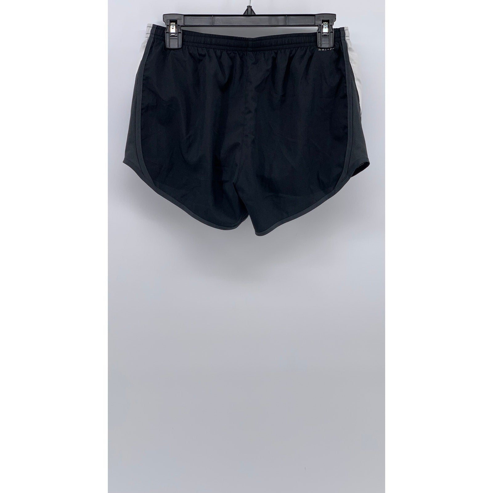 NIKE Women's Black Mesh Lined Pull-On Dri-Fit Drawstring Active Shorts SZ S