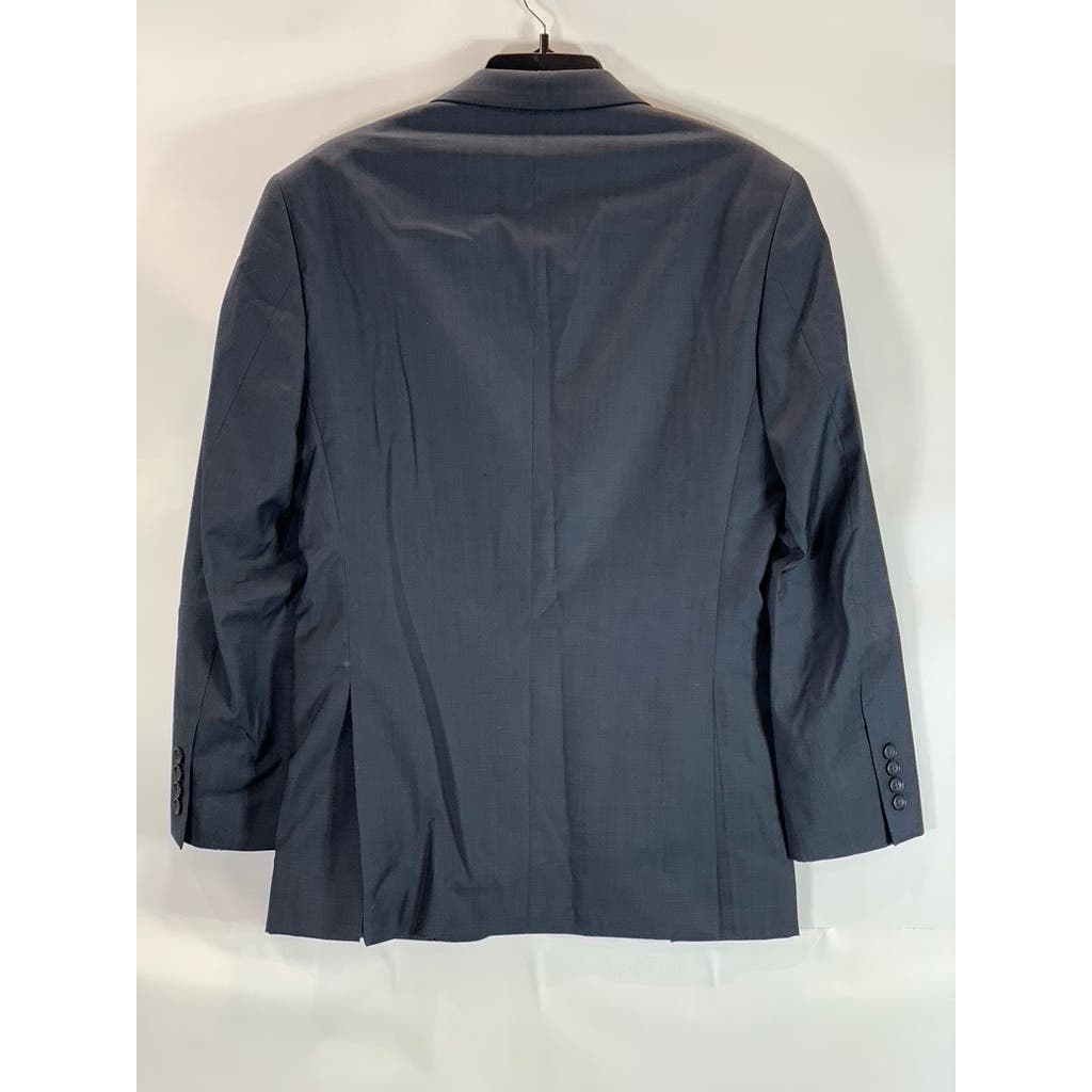 PRONTO UOMO Men's Black Super 100's Wool Two Button Blazer SZ 35 Short
