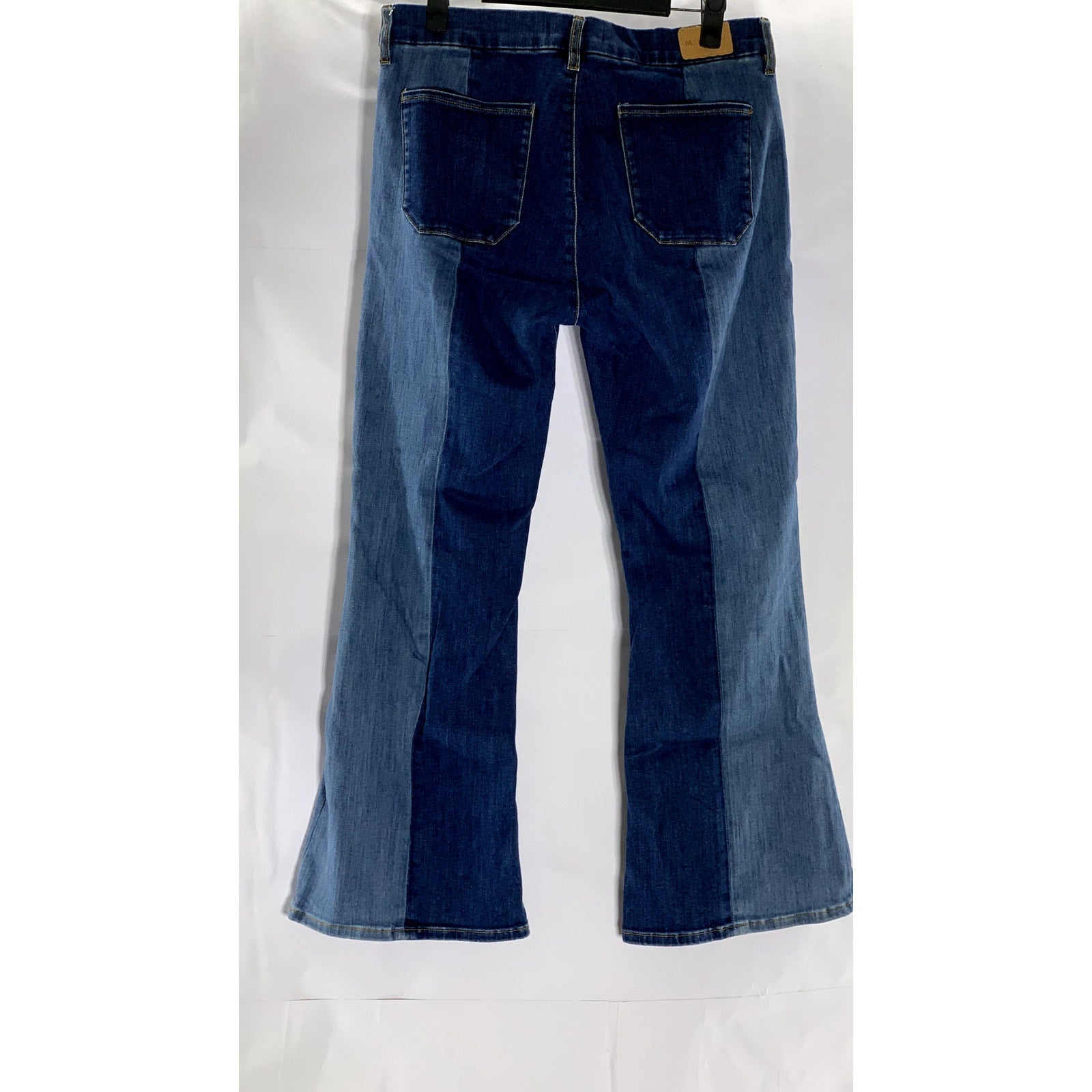 M.I.H JEANS Women's Blue Marrakesh High-Rise Cropped Kick Flare Denim Jean SZ 29